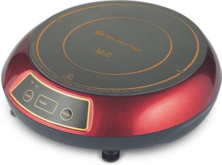 [Pricing Error] Bajaj Majesty Mini Induction Cooktop (Red, Push Button)