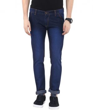 [Pre Pay] Urbano Fashion Blue Slim Fit Stretch Jeans