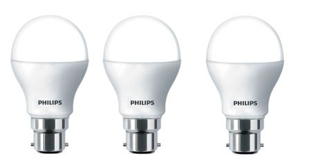 [LD] Philips Base B22 7-Watt LED Bulb (Pack of 3, Cool Day Light)