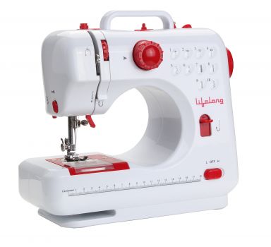 Lifelong SM21 Sewing Machine - 10 Stitch with foot pedal and light