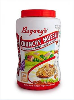 Bagrry's Crunchy Muesli Crunchy Oat Clusters With Almonds,Raisins & Honey , 1000g
