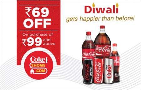 Buy 4 Cans of Coke For Rs.30 