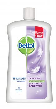 Dettol Liquid Soap Jar, Sensitive - 900 ml