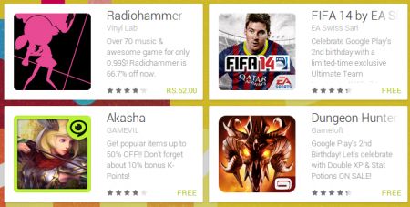 Get Android Free 12 Games & Apps 