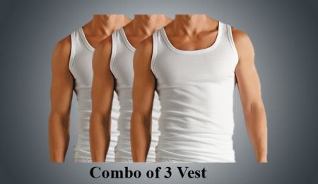 Buy a Set of 3 Men's Vest