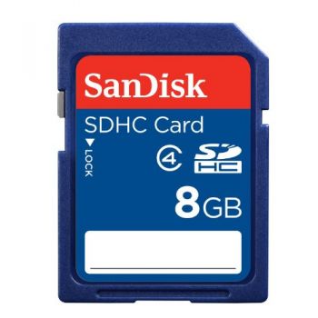 SanDisk Secure 8GB Class 4 SDHC Memory Card (SDSDB-008G-B35)