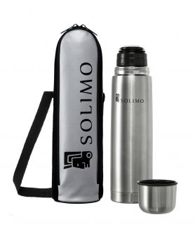 [LD] Solimo Thermosteel Flask, 1000ml, Silver