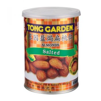 Tong Garden Salted Almonds Can, 140g