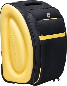 Giordano Cabin Luggage - 18 inch (Yellow, Black)