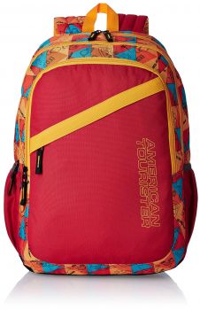 [LD] American Tourister Hashtag Red Casual Backpack (Hashtag 04_8901836130850)