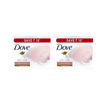 [LD] Dove Pink Rosa Beauty Bathing Bars, 3x100g (Pack of 2, 2 at Rs 364)