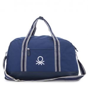 [Pre Pay] United Colors of Benetton Blue Polyester Travel Duffle Bag