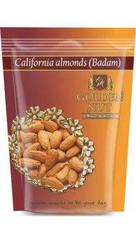 Golden Nut Almonds Raw 1000Gms (Pack of 2)