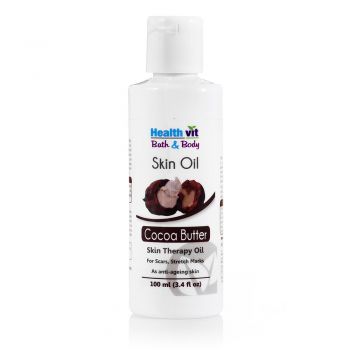 [LD] Healthvit Bath and Body Hydrating Cocoa Butter Skin Oil, 100ml