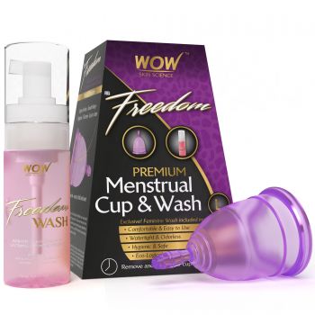 [LD] WOW Freedom Reusable Menstrual Cup and Wash Post Childbirth - Large (Above 30 Years) - Post Childbirth