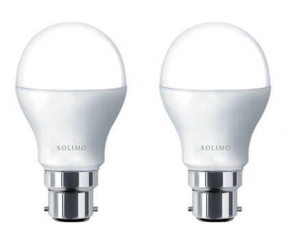 [LD] Solimo Base B22 9-Watt LED Bulb (Pack of 2, Cool Day Light)