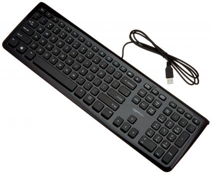 [LD] AmazonBasics Wired Keyboard (Black)