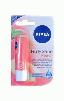 Nivea Fruity Shine Peach Lip Balm, 4.8g