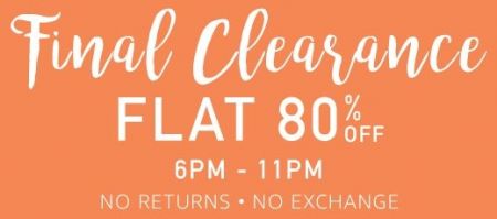 [Till 11PM] Flat 80% Off on Fashion Sale 