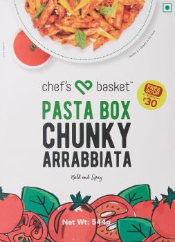 Chefs Basket Pasta Box, chunky Arrabbiata, 544g