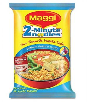 Maggi No Onion No Garlic Noodles, 70g (Pack of 12)
