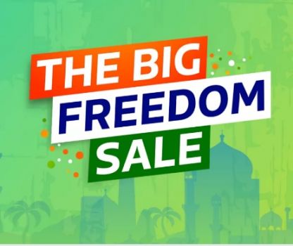 The Big Freedom Sale From 9th - 11th Aug 