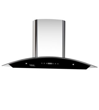 Hindware Nevio Silver 90 cm 1200 m3/h Auto Clean Touch Hood Chimney with LED Lamps