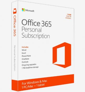 Microsoft Office 365 Personal 32/64-bit (Key Card)