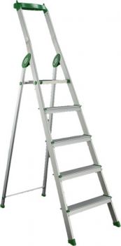 [Specific Pincodes] Bathla Eco 4 Step Aluminium Ladder (With Platform, Tool Tray)