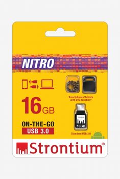 Strontium 16 GB Nitro OTG USB3.0 (Black)