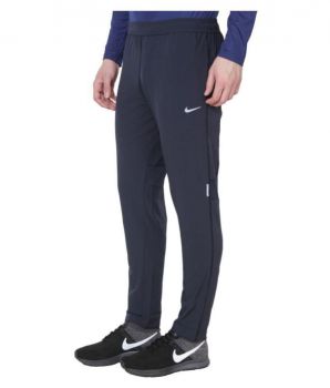 Nike Navy Polyester Lycra Trackpants
