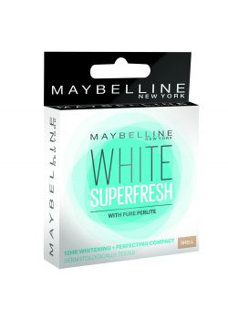 Maybelline New York White Super Fresh Compact Shell, 8g