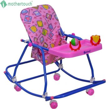 Mothertouch 3-in-1 Walker With Parent Rod (Pink)