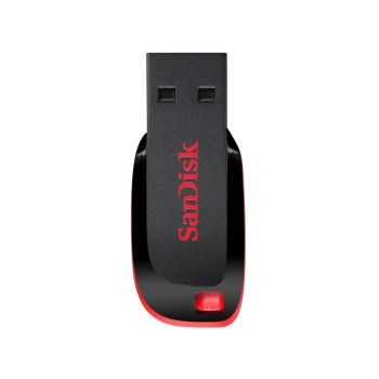 SanDisk Cruzer Blade 8GB USB 2.0 Flash Drive (Black/Red)