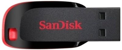 [Mobile App Only] Sandisk Cruzer Blade 32 GB (Black & Red)