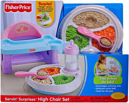 Fisher-Price Servin Surprises High Chair Set