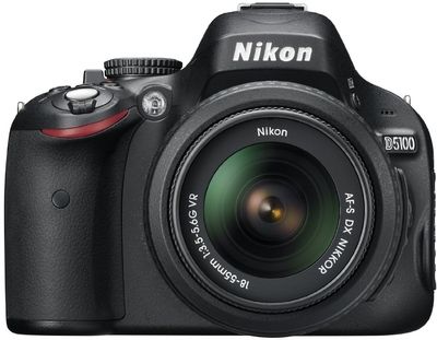 Nikon D5100 DSLR Camera (Body with AF-S 18-55 mm VR Lens) [Free : 8 GB SDHC Card + DSLR Camera Bag]
