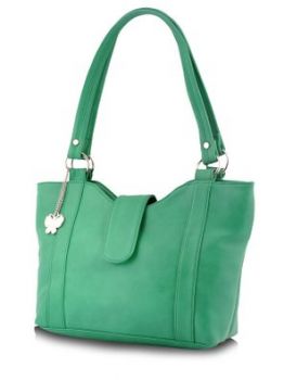 Butterflies Stylish Handbag (Green) (BNS 0298 GN)