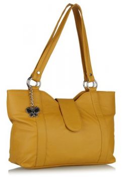 Butterflies Handbag (Yellow)(BNS 0299)