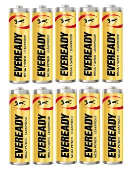 Eveready Heavy Duty AA Battery (Pack of 10)