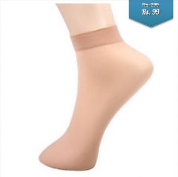 3 Skin Color Girls Socks