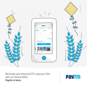 Rs. 15 Cashback on Rs. 100 Mobile, DTH Recharge 