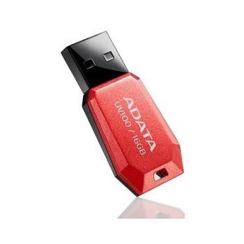 Adata Dash Drive UV100 16 GB USB Flash Drive (Red)