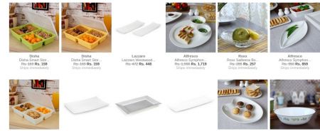 Upto 70% Off & Extra 25% Or 35% off on Alfresco Roxx Serving & Platters 
