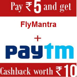 Pay Rs. 5 and get Rs. 10 paytm wallet balance  