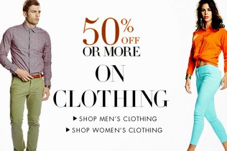 Minimum 60% Off on Clothing & Footwear Starts from  Rs. 105 