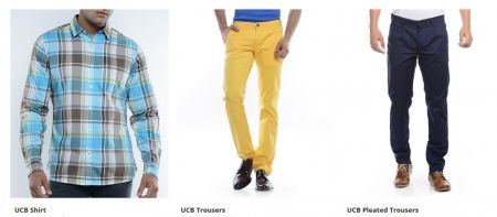 Flat 60% - 70% Off on UCB Men’s Clothing 