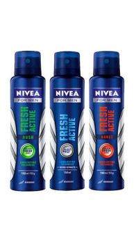 Nivea Men Fresh Active Rush Deodorant Free Nivea Cream