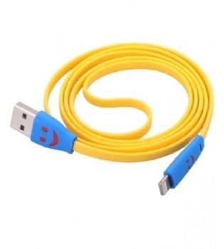 LED Lighting Smile Face Design Micro USB Charging Cable (1 Meter)