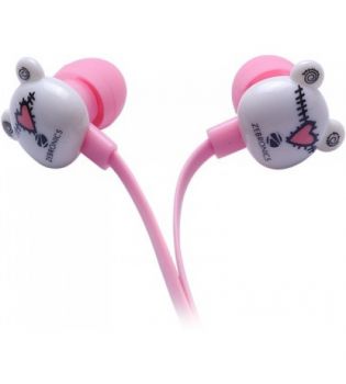 Zebronics Funky Bear Wired Headset (Pink)